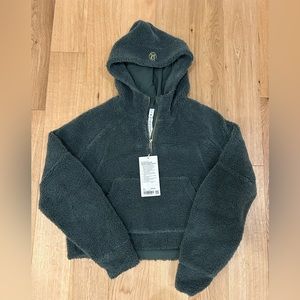 Scuba Oversized Half Zip Fleece Hoodie M/L
